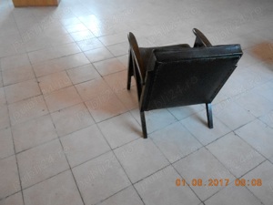 Vand 6 buc fotolii piele - imagine 2