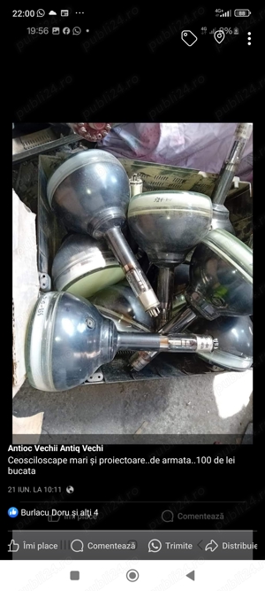 vand tuburi electronice radar indicator ecran  - imagine 2