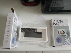 Vând suport baie, bucătărie pentru telefon până la 7",cu protecție apă și fum,display senzitiv,nou. - imagine 8