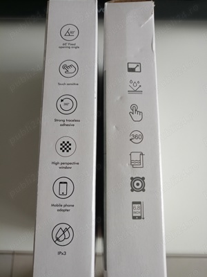 Vând suport baie, bucătărie pentru telefon până la 7",cu protecție apă și fum,display senzitiv,nou. - imagine 5