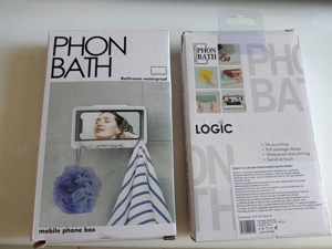 Vând suport baie, bucătărie pentru telefon până la 7",cu protecție apă și fum,display senzitiv,nou. - imagine 3