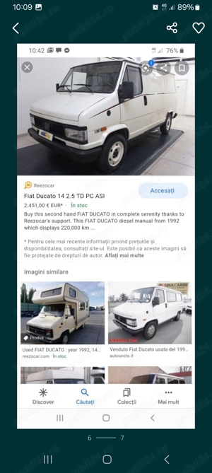 Placute frana, cablu ambreaj si frana , filtru ulei si motorina Fiat ducato, peugeot j5, citroenc25 - imagine 6