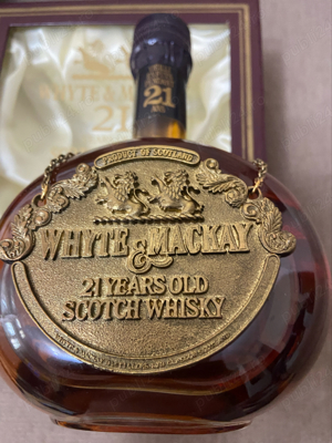 Whyte & Mackay 21 de ani Blended Scotch Whisky, 75cl, 40% ,cutie , sticla sigilata, cutie buna  - imagine 7