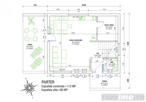 Casa dispusa pe parter si mansarda, 500mp teren - imagine 6