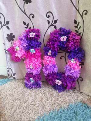 Confecționez cifre aniversare hand made!!! - imagine 4