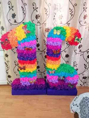 Confecționez cifre aniversare hand made!!! - imagine 3