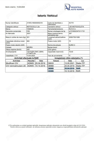 Yamaha FZ6 N S2 2007 negru cu galben si carry case - imagine 2