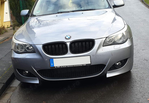 Grila dubla sport tuning BMW E60 E61 M LOOK negru lucios NOU - imagine 4