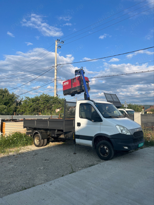 Transport basculabil cu macara - imagine 2