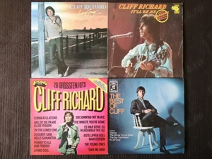 Vand 4 discuri vinil (LP) cu CLIFF RICHARD. . 