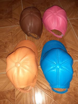 Șapca din piele cu cozoroc diverse culori - imagine 8