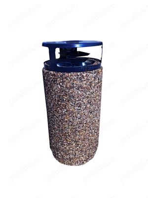 Coș de gunoi stradal din beton 42.2 79 cm