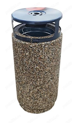 Coș de gunoi stradal din beton 53.2 98 cm