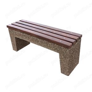 banca din beton cu sezut din lemn detaliu piatra mobilier urban banca din emn banca din beton de ext