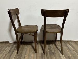 2 buc Scaun Vintage Stil Thonet; Scaun Vintage din lemn - imagine 5