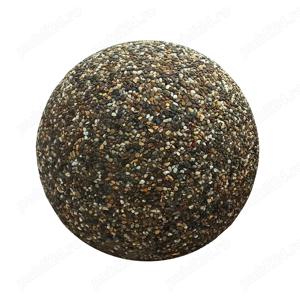 Bolard din beton sferic aspect piatra naturala 32 cm