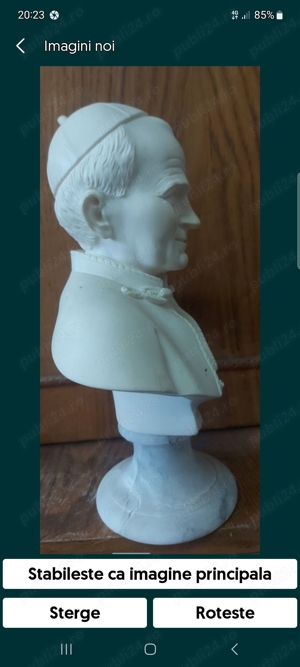 sculptura in marmura semnata Gianelli - imagine 3