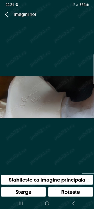 sculptura in marmura semnata Gianelli - imagine 8