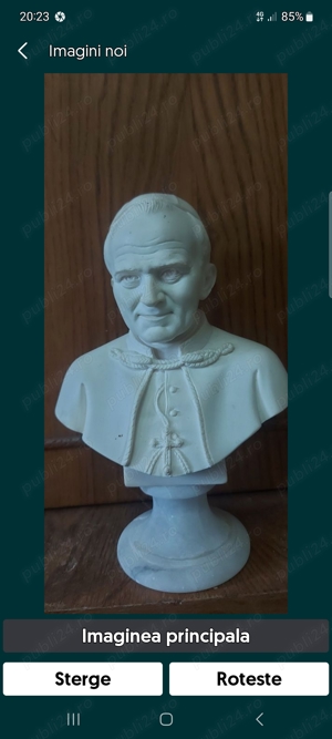 sculptura in marmura semnata Gianelli