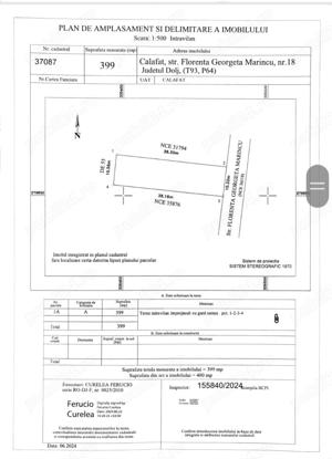 Teren Intravilan 400mp Calafat de Vânzare (Negociabil, Proprietar) - imagine 2