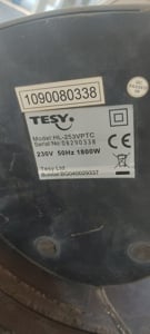 Aeroterma TESY HL 253 VPTC cu element de încălzire ceramic - imagine 3