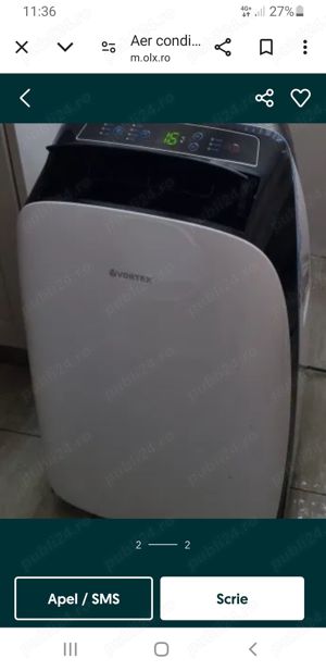 Climă portabilă Vortex  12000 btu inverter - imagine 4