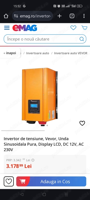 Invertor,frecventa joasa,12v. - imagine 3