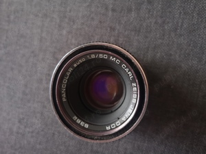 Pancolar Carl Zeiss MC 50mm 1.8 cine portret m42 - imagine 6