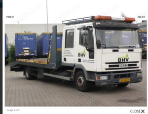 Vand sau dezmembrez camion Iveco platforma si cabina 7 locuri - imagine 2