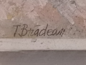 Tablou ulei panza TRAIAN BRADEAN  - imagine 3