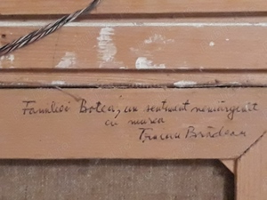 Tablou ulei panza TRAIAN BRADEAN  - imagine 2