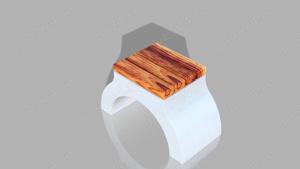 Scaun alb din beton si marmura   mobilier urban 35x40x41 cm