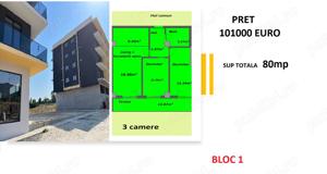 Apartamente 2-3 camere disponibile-bloc 1 -complex rezidential-COMISION 0% - imagine 9