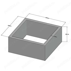 Camin din beton   dimensiuni la comanda - imagine 2