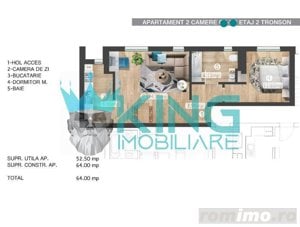 Aviatiei | 2 Camere | Belvedere Residence | Decomandat | Bloc Nou | Centrala - imagine 7