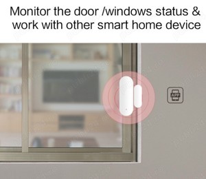 Senzor magnetic wireless Usa Geam Poarta Smart Home Tuya - imagine 5