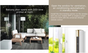 Senzor magnetic wireless Usa Geam Poarta Smart Home Tuya - imagine 7