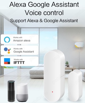 Senzor magnetic wireless Usa Geam Poarta Smart Home Tuya - imagine 9