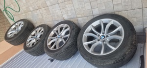 jante r19 originale bmw x5 , x6 , f15 , f16 anvelope m+s - imagine 2