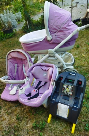 Set Cărucior Peg Perego,landou, scoica cu isofix