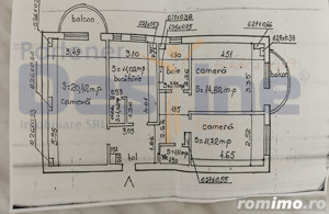 Apartament 3 camere decomandat ETAJ 3 80 MP cu boxă - Petrom PĂCURARI - imagine 8