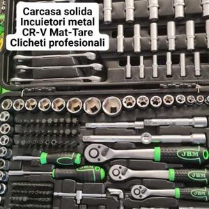 Trusa tubulare 216-profi.Trusa chei 216 pcs.Trusa tubulare.Trusa scule 216-Garantie 12 luni import