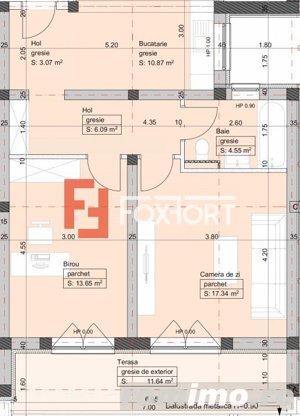 Apartament cu 2 camere,  etaj 1, LIFT, Cartier Planete - Giroc - ID V2771 - imagine 2