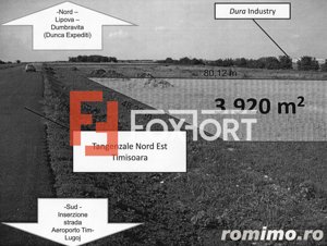 Teren Aeroport 3920 mp cu front stradal la centura de 48,28 ml - ID V5339 - imagine 4