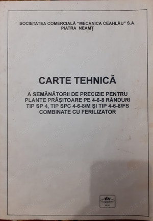 Semanatoare SPC 6 pentru porumb , floare, sorg, pepeni, soia - imagine 6