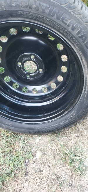 Anvelopa cu janta de tabla pentru Megane 2 