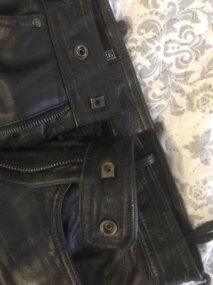 Pantaloni Piele Groasa Motocicleta Mrimea 32 , stare perfecta - imagine 5