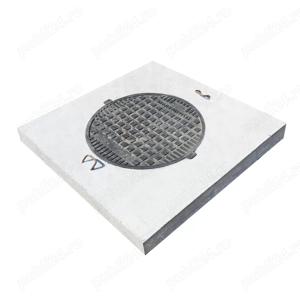 capac camin cu rama din pvc 1,5 tone-100 100 10 cm - imagine 3