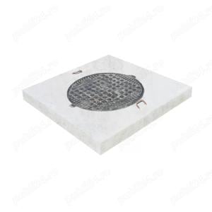 capac camin cu rama din pvc 1,5 tone-100 100 10 cm - imagine 4