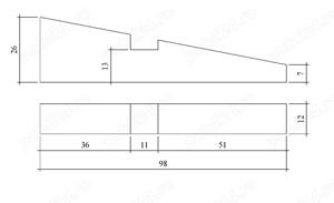 Suport de panou pentru fotovoltaice din beton cu unghi de 10 grade - imagine 2